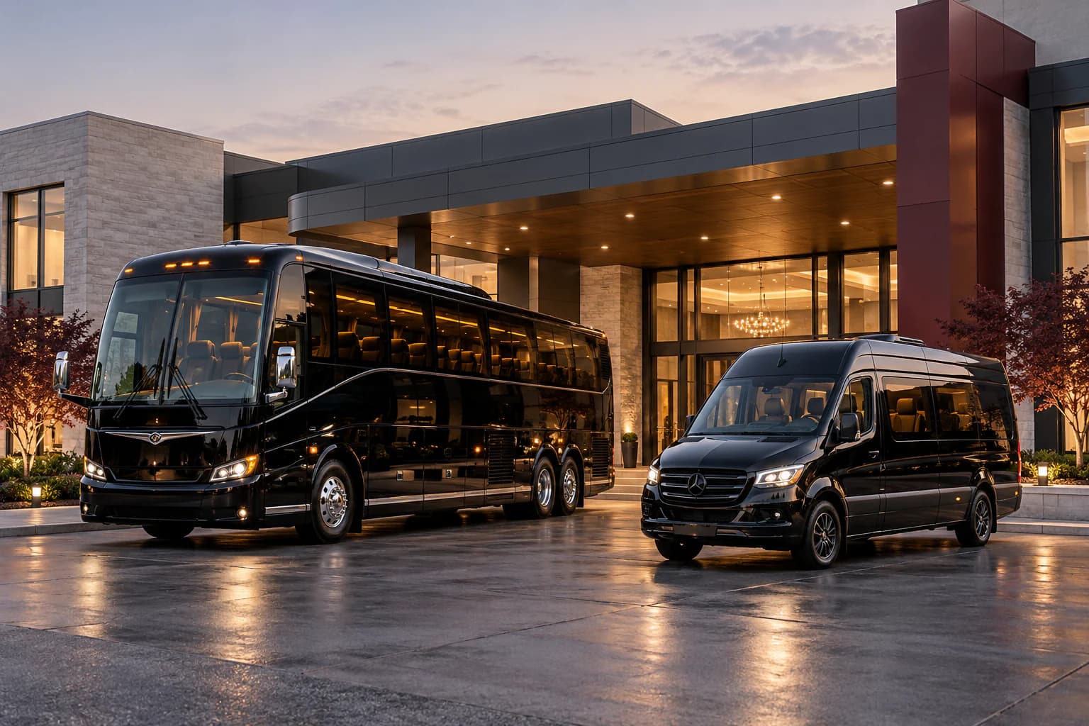 Charter Bus Vs Sprinter Van For Events