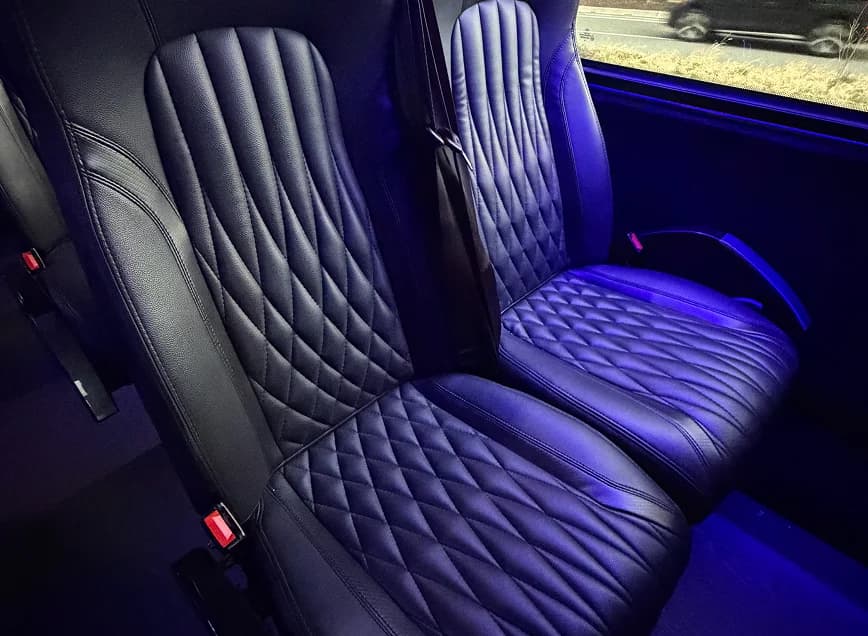 Professional corporate transfer vehicle ready for a client pickup
