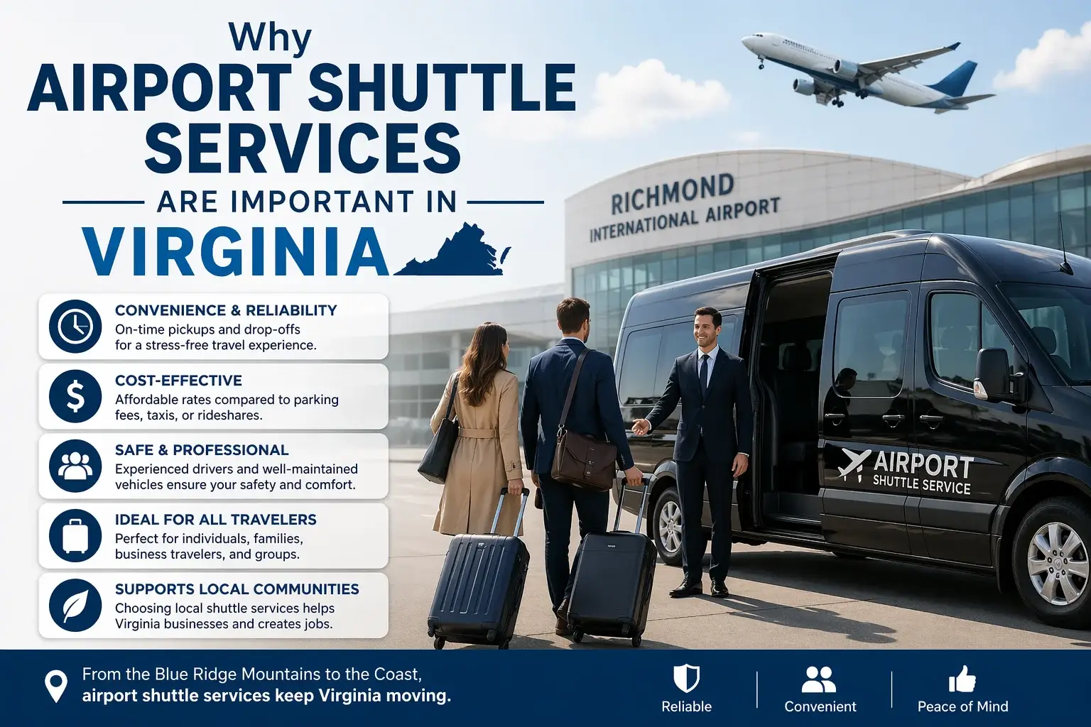 Airport shuttle service supporting flight-time coordination