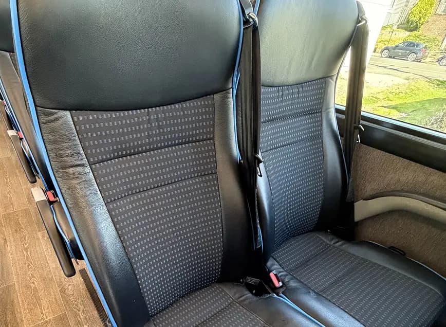 Van Hool motorcoach seating built for structured group travel