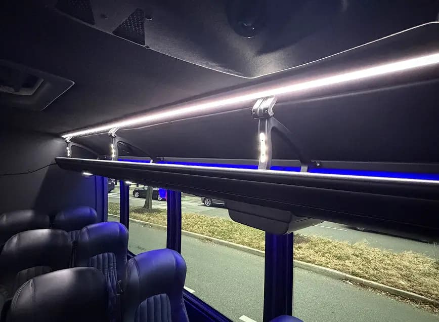 Shuttle storage supporting conference and convention transportation