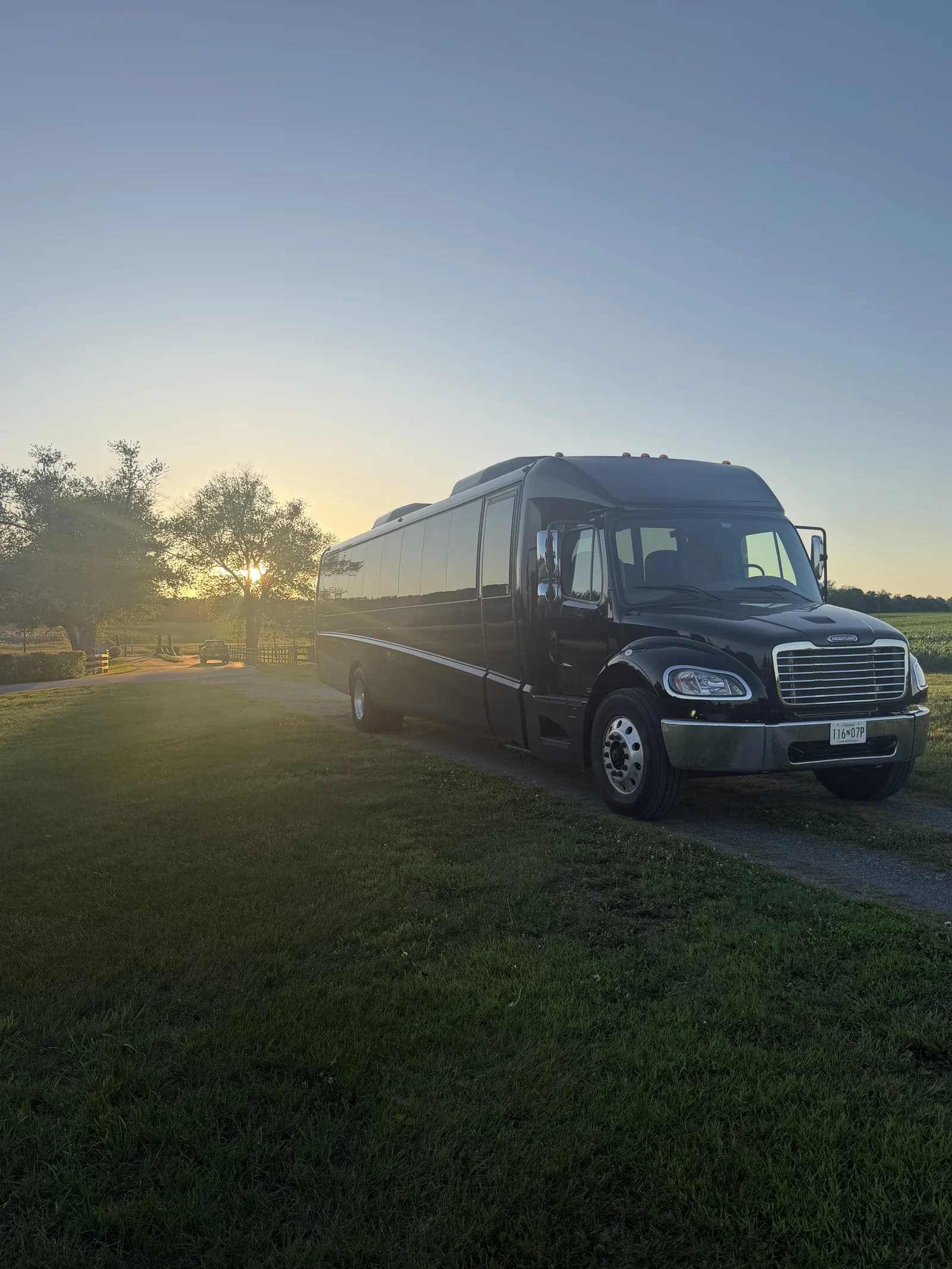Luxury sprinter van ready for booking