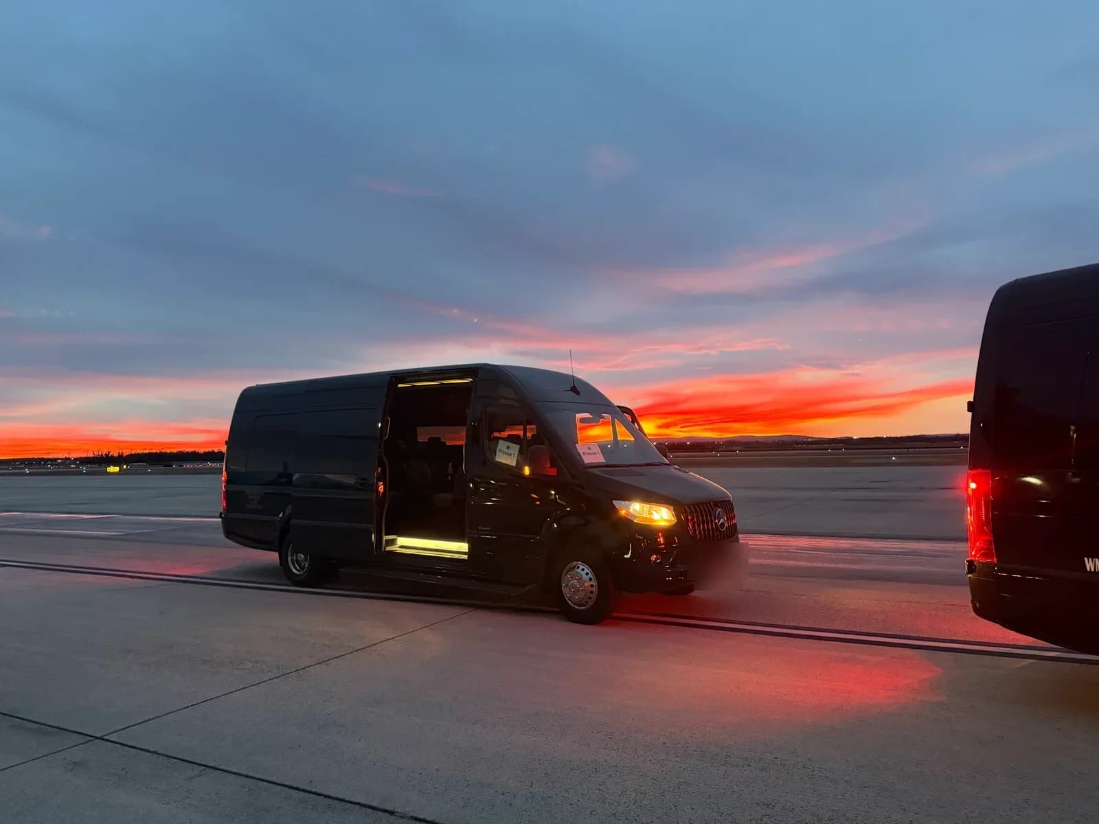 Comfortable transfer service used for DMV airport trips