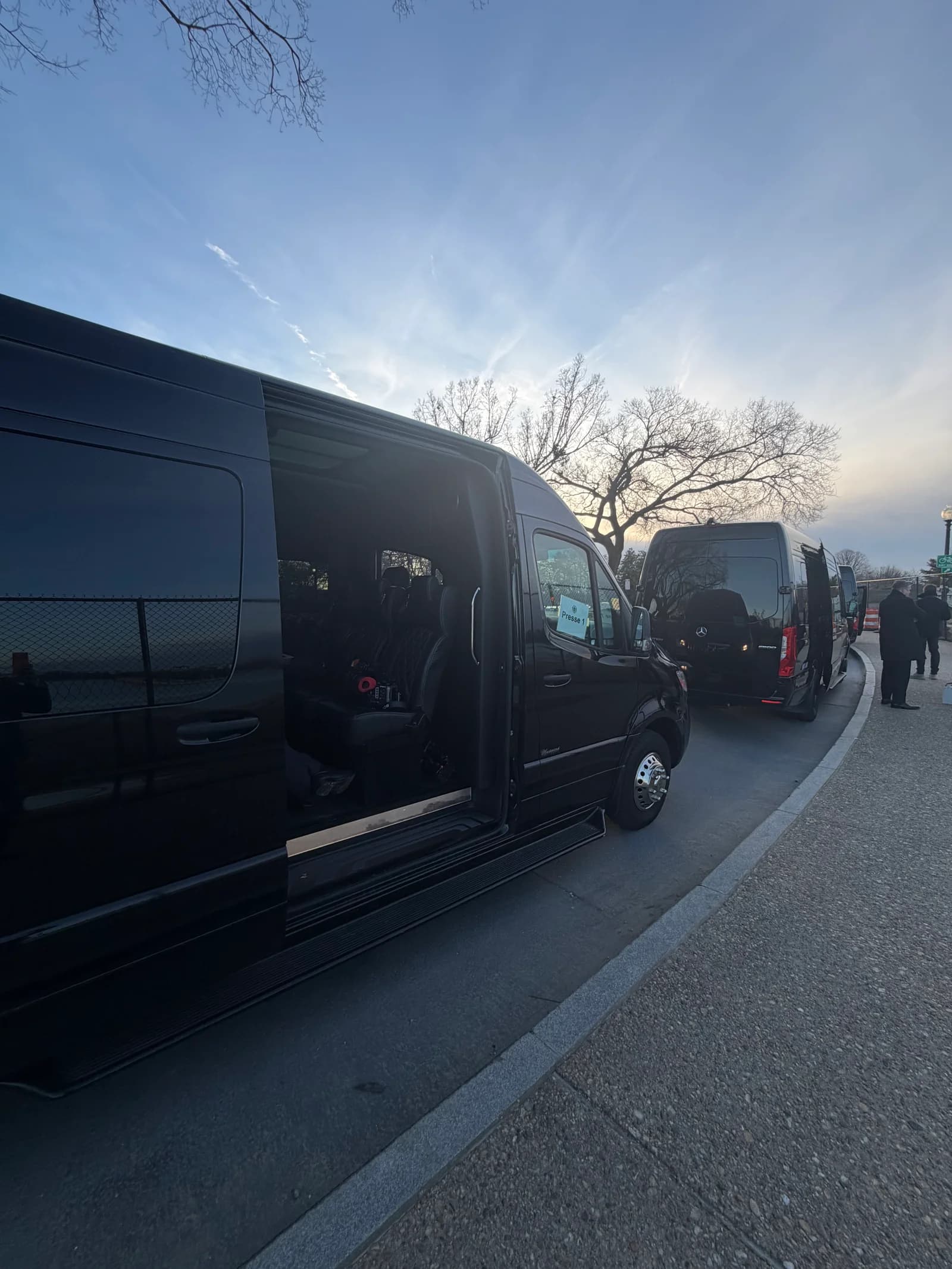 Comfortable vehicle serving wedding transportation across the DMV
