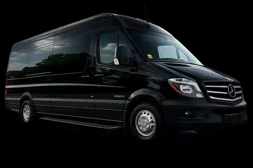 AZA Sprinter Van used for mid-size group event transportation
