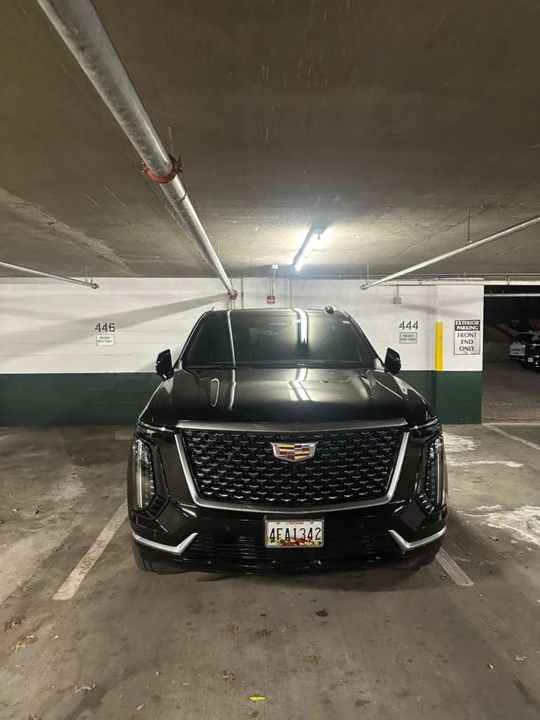 Cadillac Escalade Black SUV Service