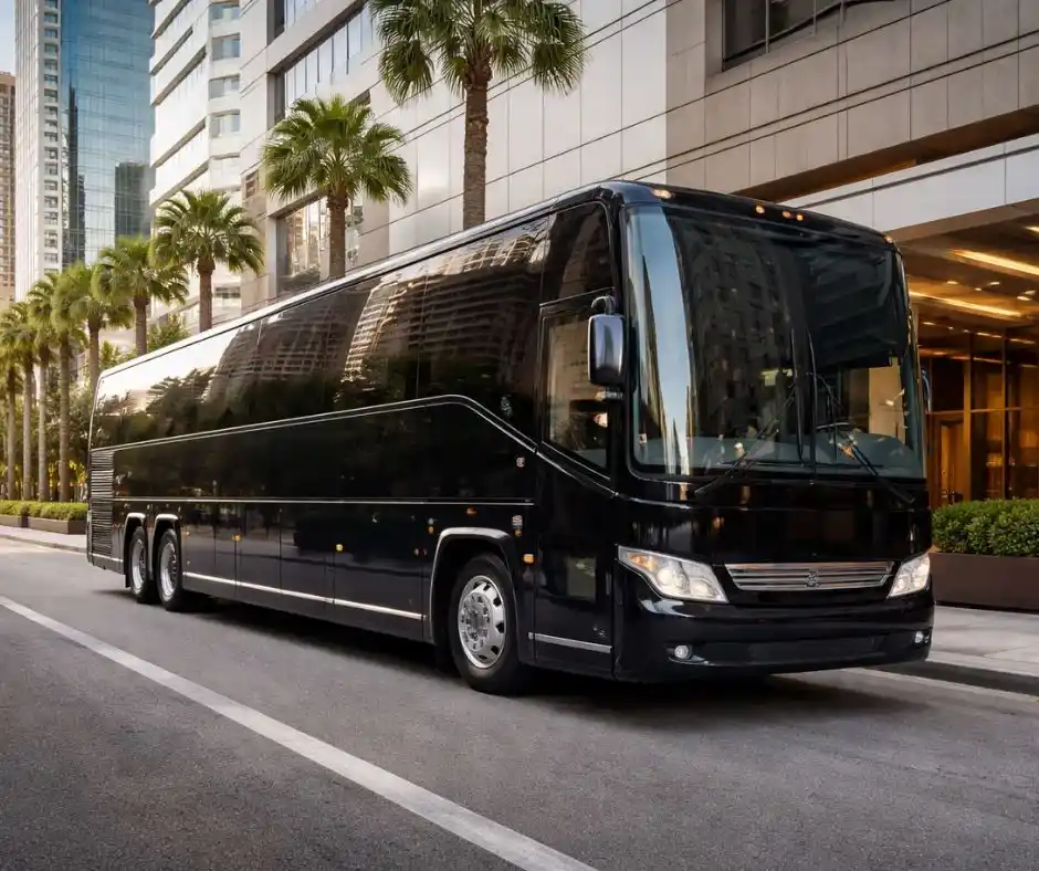 Group charter bus rentals