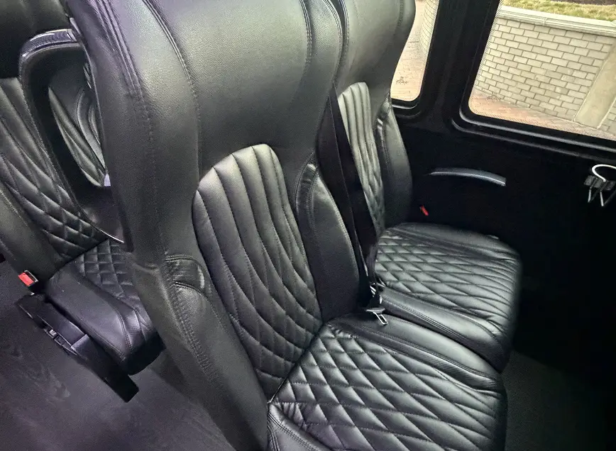 gm40 bus quality leather seats