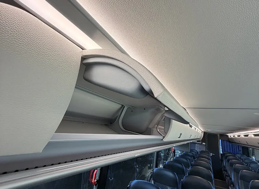 motor coach overhead storage space​
