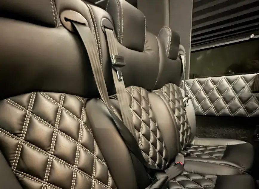 sprinter van leather seating