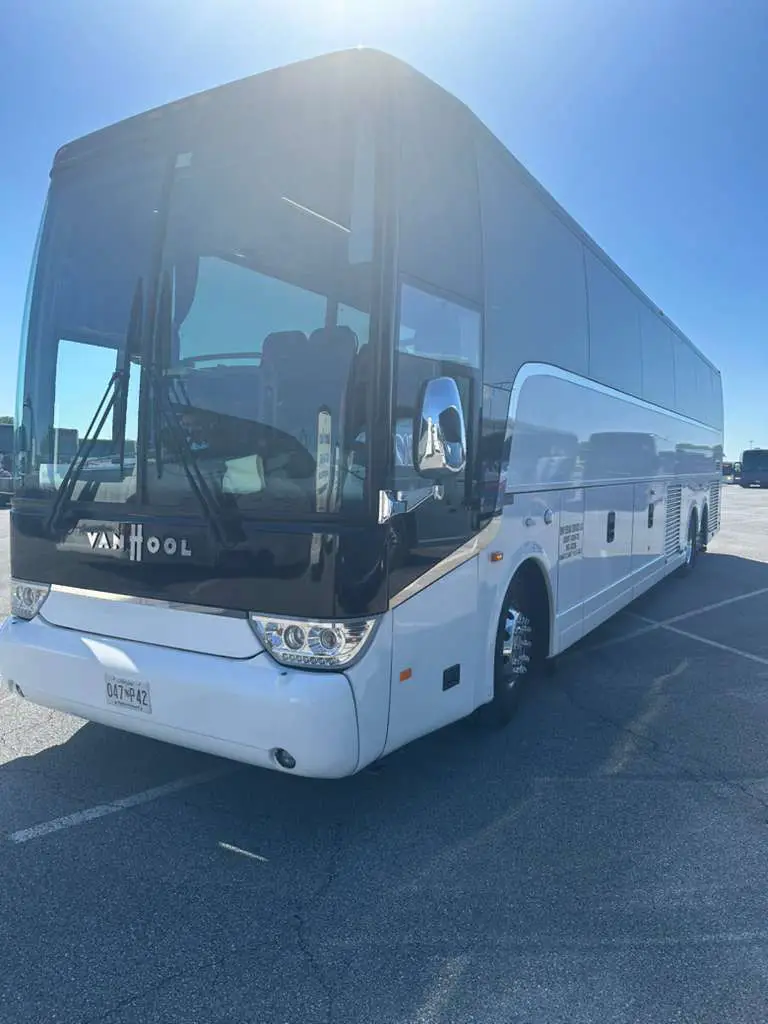 comfortable Vanhool motor coach