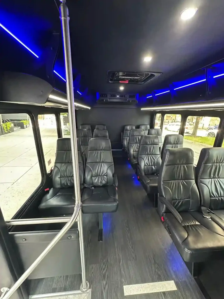 luxury bus interior