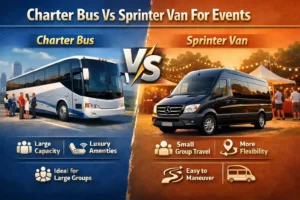 Charter Bus Vs Sprinter Van For Events