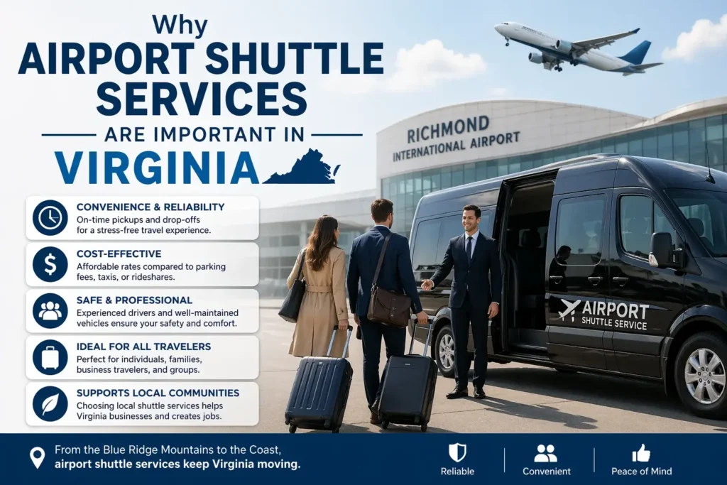 Why Airport Shuttle Services Are Important In Virginia