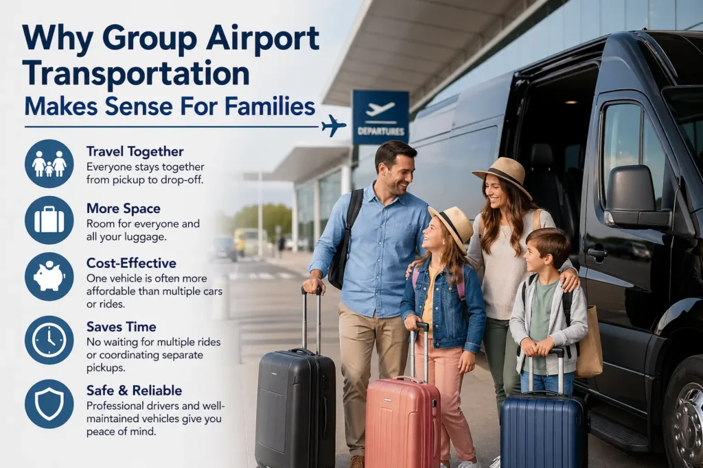 Why Group Airport Transportation Makes Sense For Families